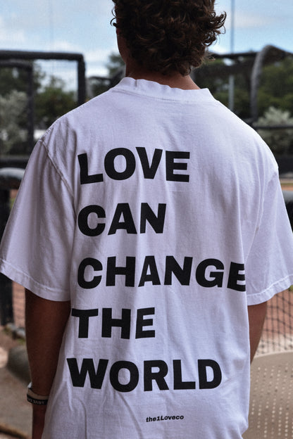 Love Can Change The World tee